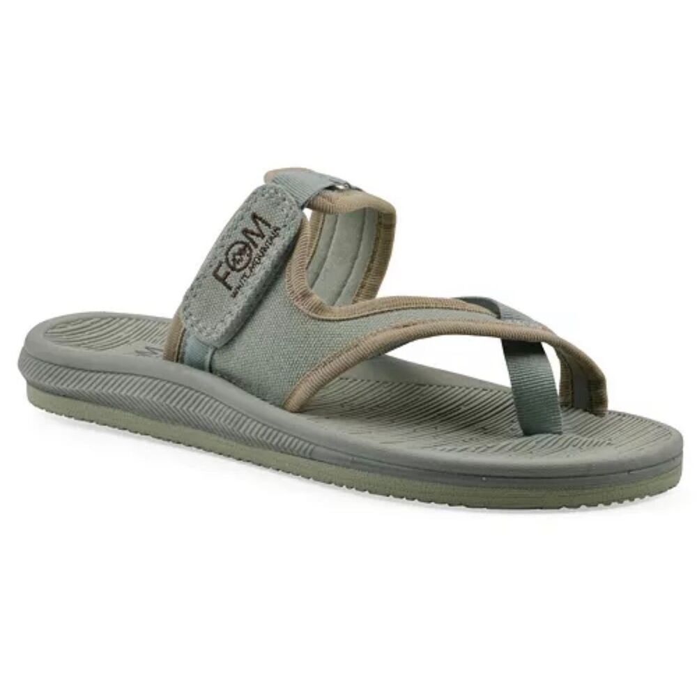 White Mountain Blue Raspberry FOM Basket Canvas Round Toe Flat Comfort Sandals N